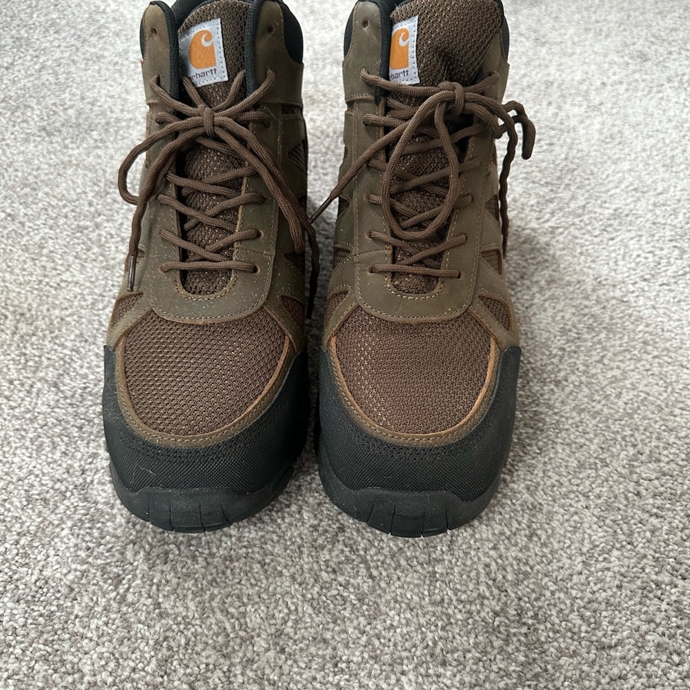 Carhartt Men's Brown and Black Work Boots